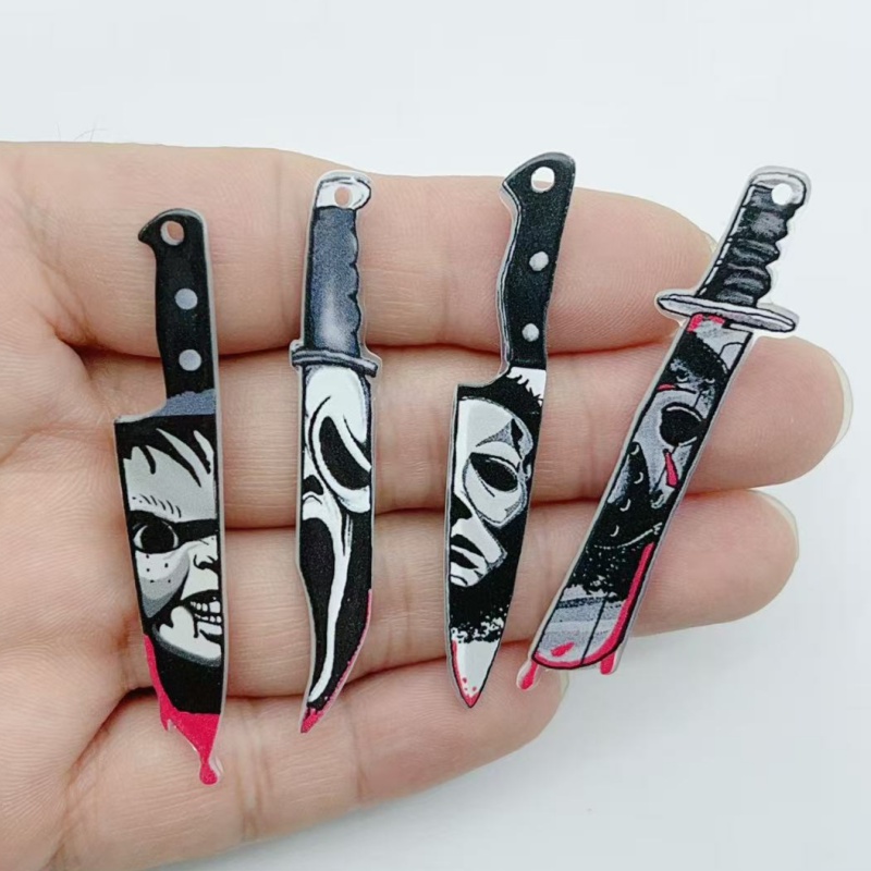 Halloween Party Supplies - 10 pieces of acrylic jewelry Halloween