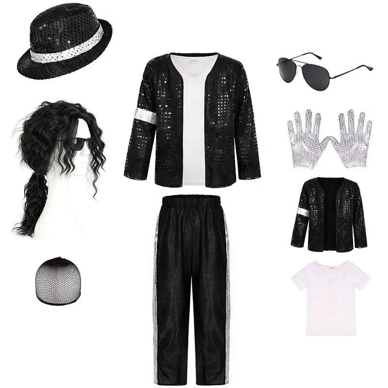 Halloween Costume Kids - Michael Jackson Kids Clothes Halloween Cosplay