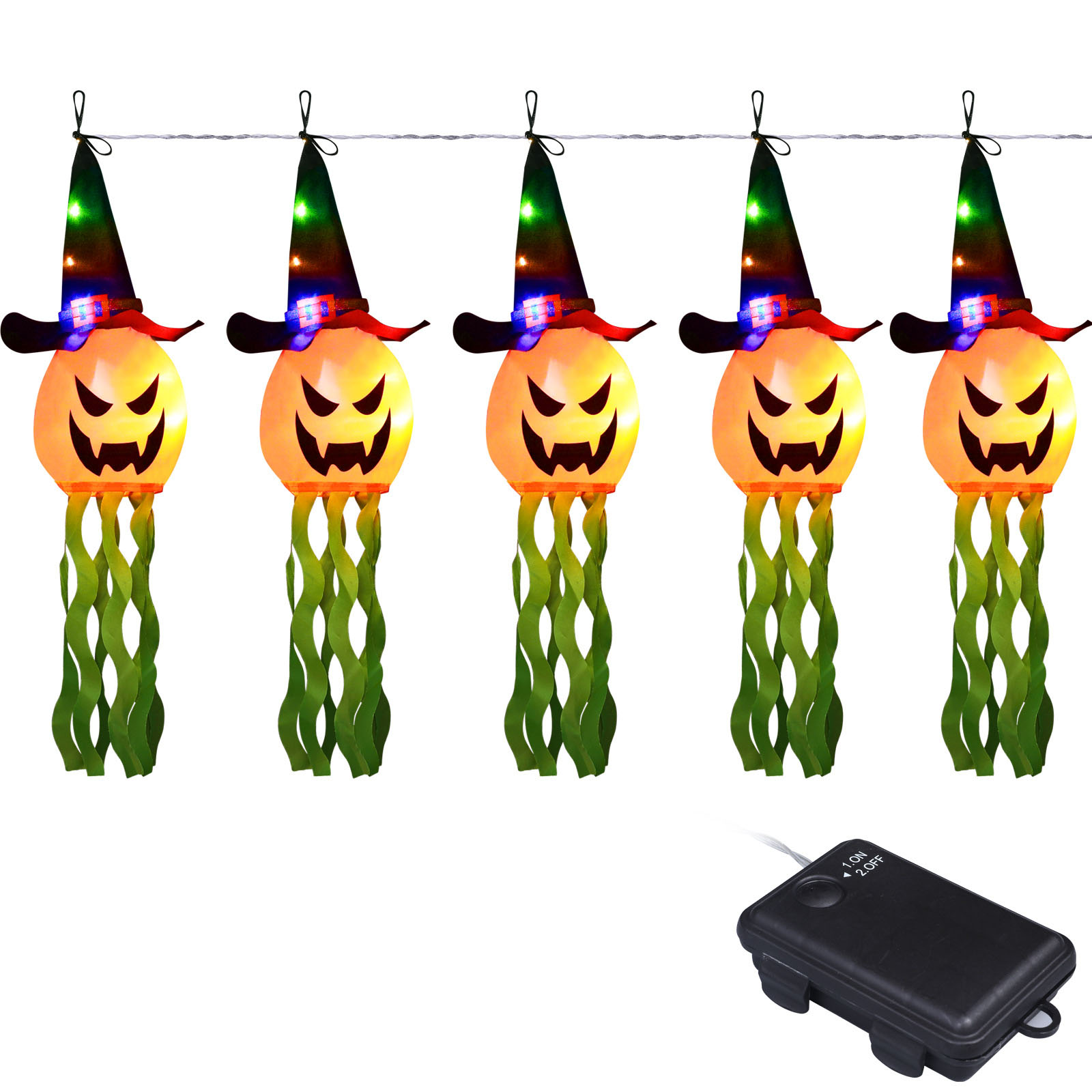 Halloween Decorative Lights Ha - Halloween Led String Lights Orange ulasan dan harga