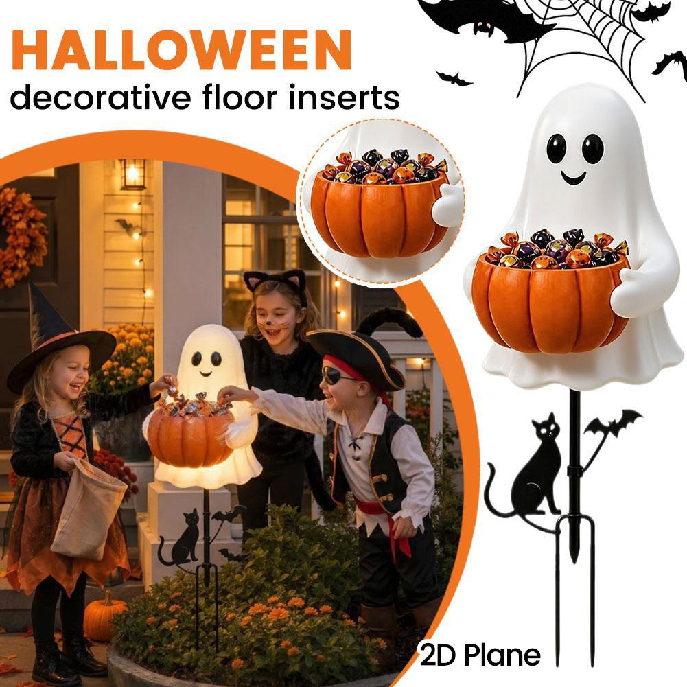 Halloween Ghost Candy Holder D - Halloween Pumpkin Decor Led ulasan dan harga