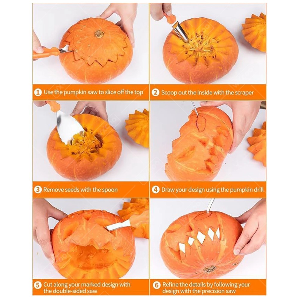 Halloween  Sculpting Lantern   - Pumpkin Lantern Halloween ulasan dan harga