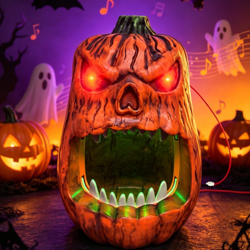 Halloween LED Lighted Pumpkin  - Pumpkin Lantern Halloween ulasan dan harga