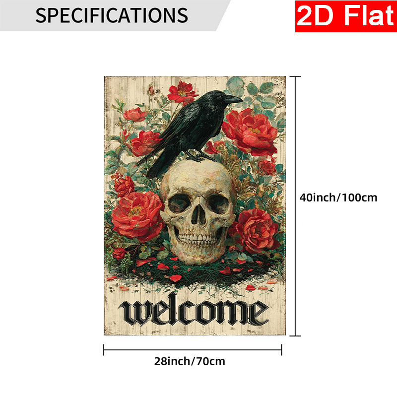 2D Flat - 2D Flat Halloween We - Halloween Skeleton Decoration ulasan dan harga