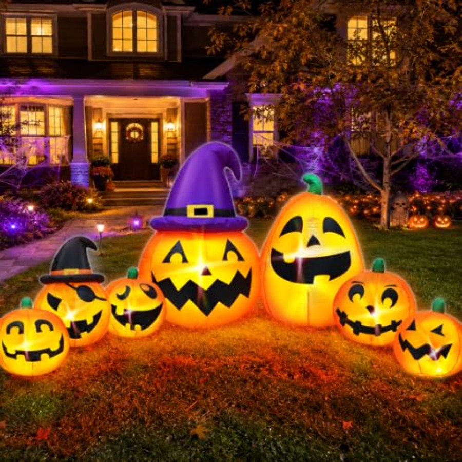 Outdoor Halloween inflatable p - Halloween Pumpkin Decor Led ulasan dan harga